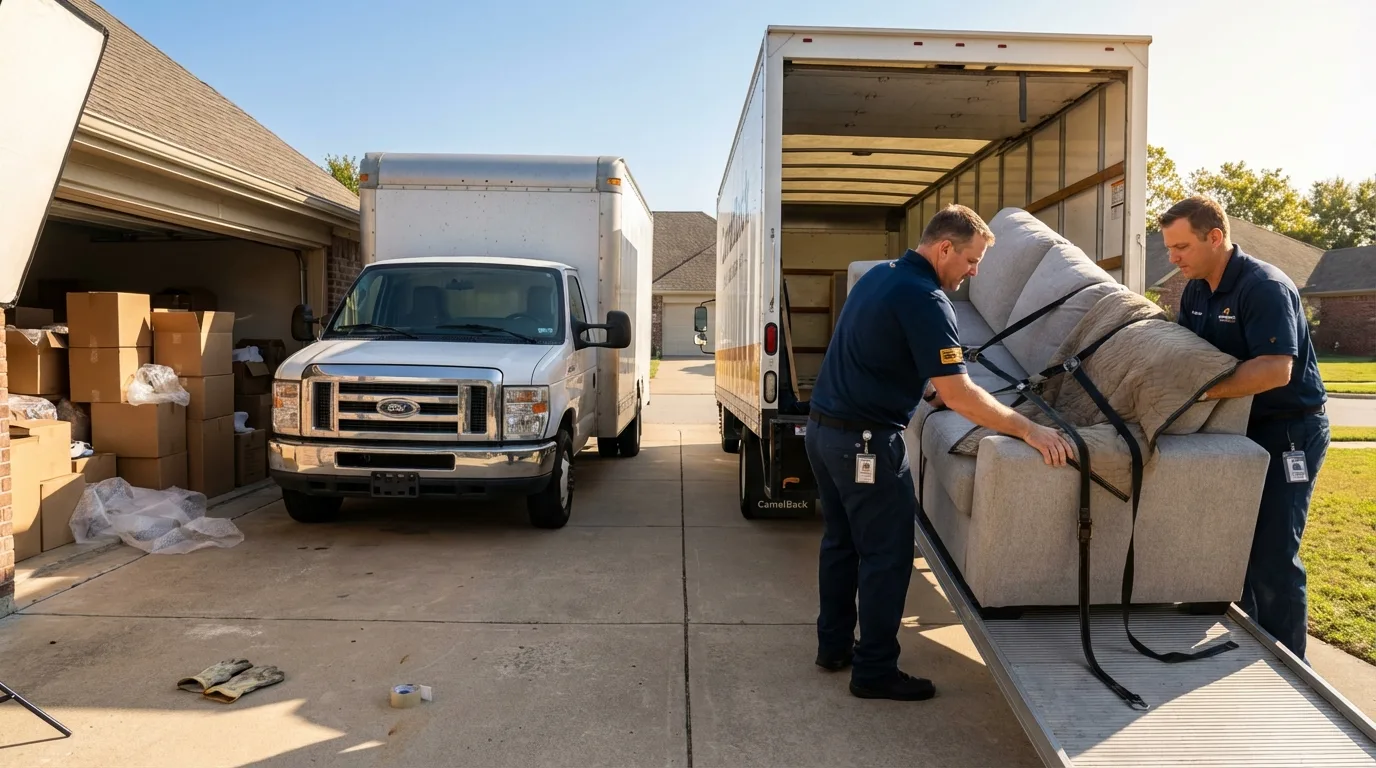 DIY truck vs professional crew comparison in Rosenberg